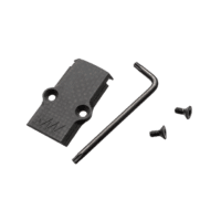 cap trijicon rmr/sro holosun 407c/507c/508t carbon fiber black glock 17 19 22 jagerwerks